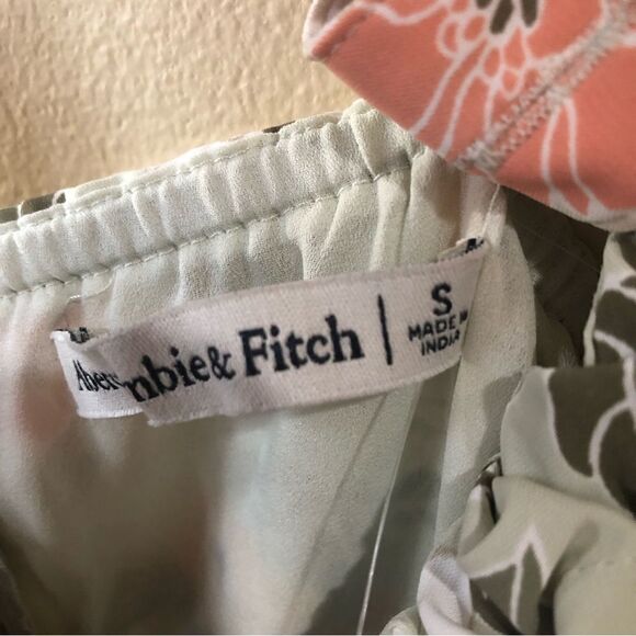 COPY - Abercrombie & Fitch Cinched Neck Slip Midi Dress - Picture 9 of 12